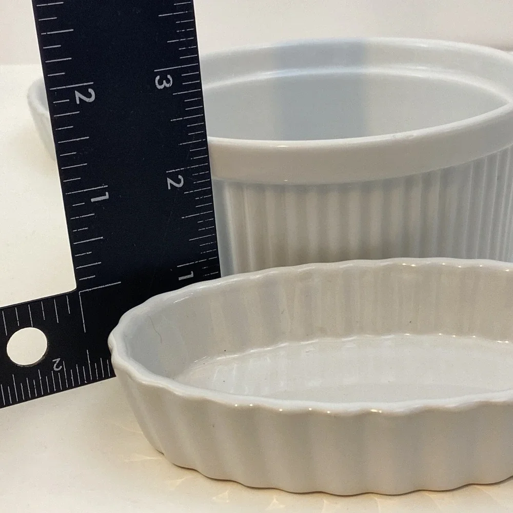 Pier1 Souffle Dishs White 5